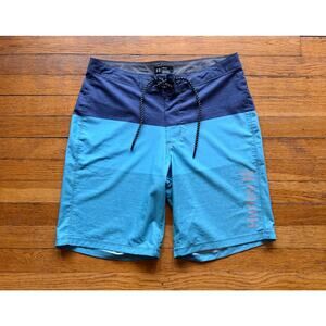 HURLEY Blue/Gray 20” Boardshorts Mens sz 32